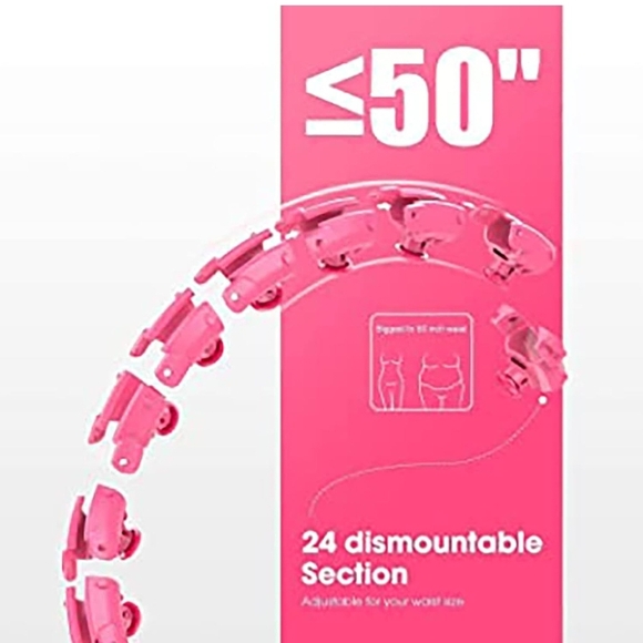 Weighted Smart Hula Hoop 2 in 1 for Abdomen Fitness and Weight Loss - Picture 9 of 10